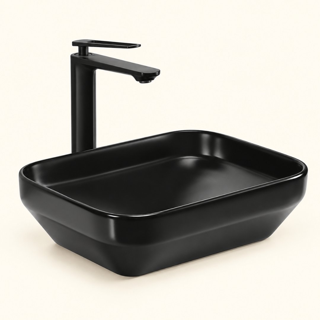 Sonet SIGNET BLACK (41), table top basin (view 2)